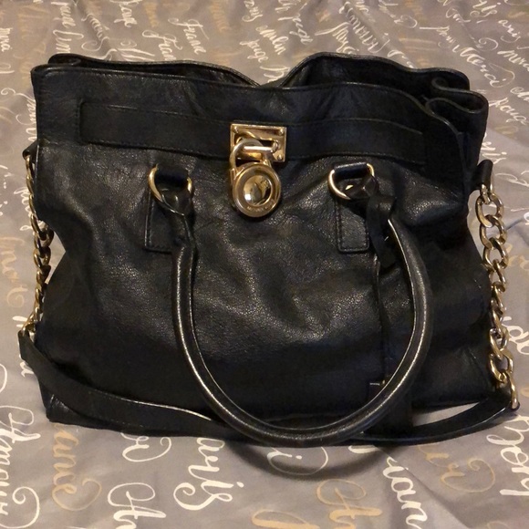 Black Michael Kors purse - Picture 1 of 7